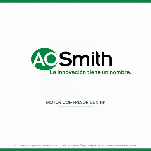 Vista 7 de Motores AC A.O. Smith B813 5 HP, 3450 RPM, 230 voltios, 22 amperios, marco de 56 Hz, 1 factor de servicio, rotación CWLE, motor compresor de eje