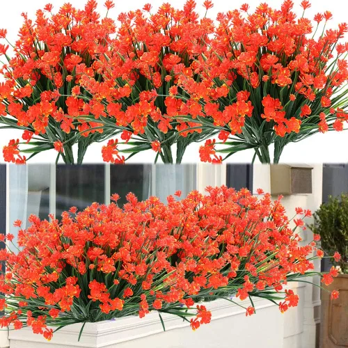 Vista 13 de Plantas y flores artificiales para exteriores, resistentes a los rayos UV