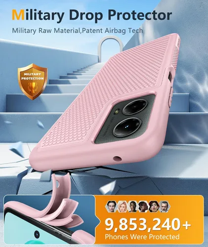 Vista 486 de FNTCASE Funda para iPhone 17 Pro: Fundas delgadas translúcidas de color azul claro compatibles con MagSafe, protección completa de la cámara