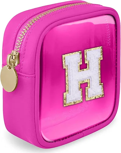 Vista 90 de Bolsa de Maquillaje Transparente Pequeña Bolsa de Cosméticos Bolsa de Viaje de Artículos de Aseo Bolsa Transparente con Cremallera Bolso Organizador