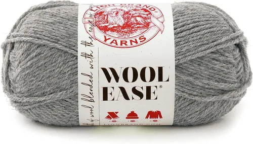 Vista 31 de Lion Brand Yarn, Wool-Ease - Ovillo de punto y ganchillo color rosa, 1