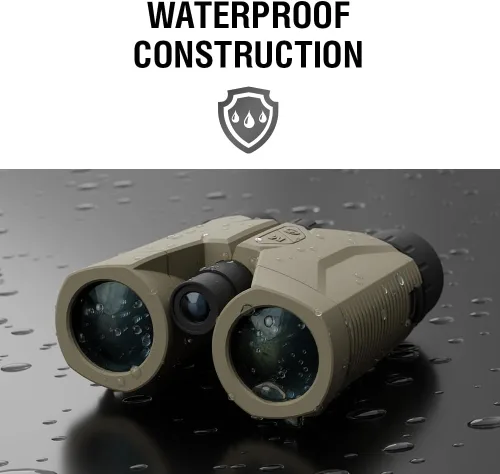 Vista 5 de ATN 10x42 Binocular de balística láser con telémetro láser, Bluetooth, calculadora balística y aplicación móvil (9,842.5 ft)
