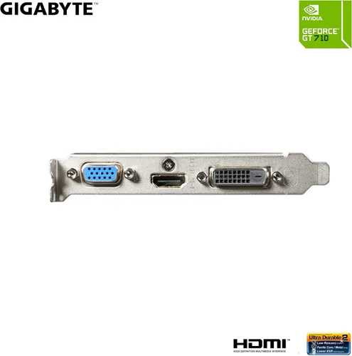 Vista 5 de Gigabyte 2 GB de RAM DDR3 SDRAM Tarjetas de gráficos de vídeo GV-N710D3-2GL REV2.0