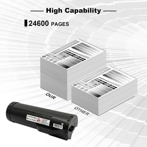 Vista 3 de Cartucho de tóner remanufacturado 106R03584 de repuesto para Xerox VersaLink B405 B400 B400DN B400N B405DN Toner negro 24600 páginas, 1 paquete