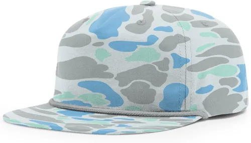 Vista 9 de Richardson 256 Umpqua 5 Panel UPF 50+ Gorras Snapback Premium con Clasificación Cuerda de moca oscuro / caqui
