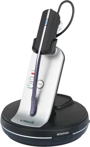 Vista 7 de VTech VH6210 Softphone Compatible Convertible DECT Office Auriculares inalámbricos para teléfonos de escritorio de negocios