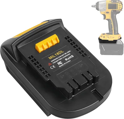 Vista 10 de Adaptador de batería DM18M compatible con baterías Dewalt de 20 V y Convertidor de batería con USB y enchufe de carga tipo C, convierte