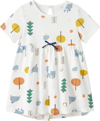 Vista 15 de pureborn Vestido de bebé niña 0-24 meses