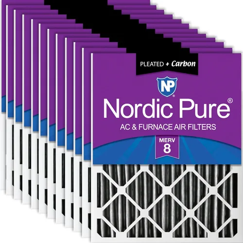 Vista 16 de Nordic Pure Filtros de aire MERV 7 plisados de 14 x 20 x 2 (13 1/2 x 19 1/2 x 1 3/4), paquete de 3 filtros de aire plisados MERV 7