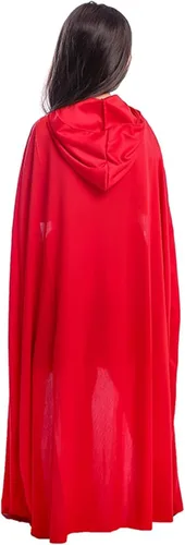Vista 5 de Disfraz de capucha roja para bebé, niña, princesa, cumpleaños, disfraz de Halloween