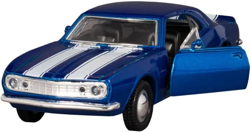 Vista 4 de KiNSMART - 1967 Chevrolet Chevy Camaro Z28 5 "escala 1:37 de metal fundido a presión modelo de juguete clásico Muscle Car (4 juegos)