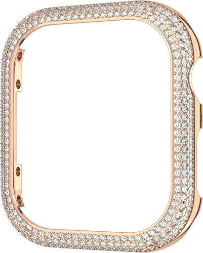 Vista 8 de Funda para Smartwatch Swarovski Sparkling compatible con Apple Watch Series 4 y 5, 40mm, tono plateado