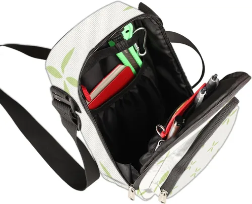 Vista 2 de Small Crossbody Bag for Men and Women - Upgraded Blocking Shoulder Messenger bag, Stylish and Easy to Carr