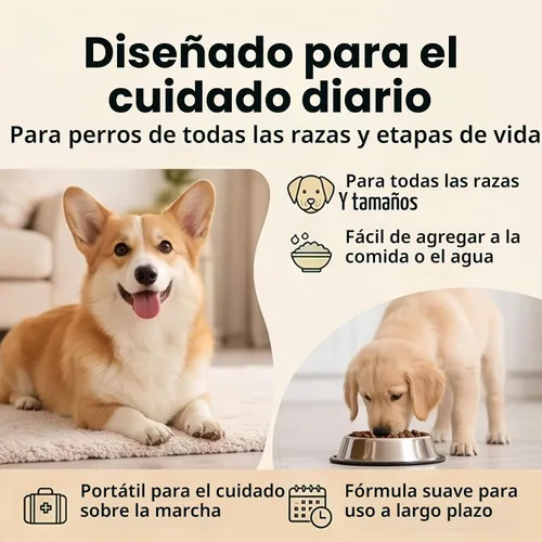 Vista 3 de Gotas de limpieza de parásitos, suplemento de probióticos triples, apoyo que promueve la salud intestinal y digestiva, hierbas naturales para perros