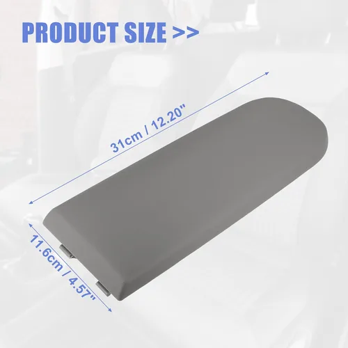Vista 4 de X AUTOHAUX - Funda para reposabrazos de consola central para VW Jetta Golf Passat, color gris