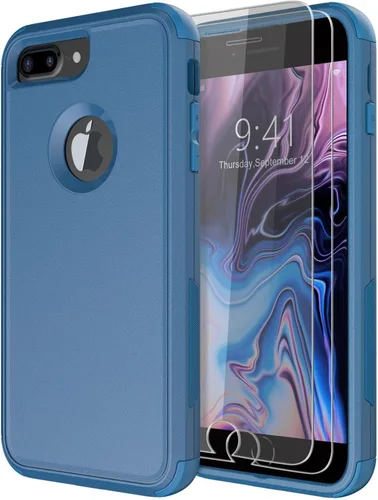 Vista 17 de Diverbox Funda [A prueba de golpes] [A prueba de caídas] [A prueba de polvo], Cubierta de protección resistente para teléfono para Apple iPhone 8