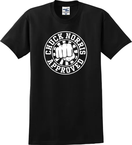 Vista 8 de Camiseta divertida aprobada por Chuck Norris (S-5X)