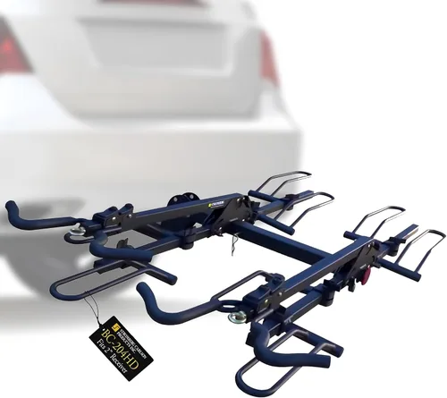 Vista 7 de Stromberg Carlson BC-204 Portabicicletas de Montaje en Plataforma de Servicio Pesado – Portador de Enganche Plegable para 4 Bicicletas, Se Adapta a