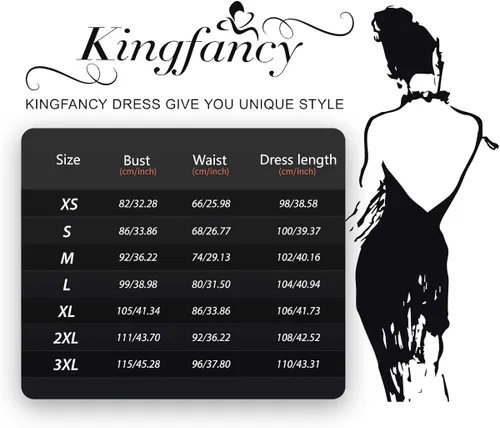 Vista 6 de Kingfancy - Vestido de fiesta de dama de honor con encaje floral para mujer vestido de cóctel con cuello bote
