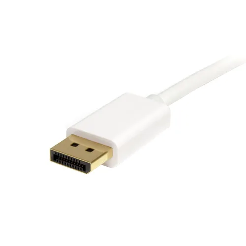 Vista 2 de StarTech - Cable Mini DisplayPort a DisplayPort 1.2 de 3 pies (MDP2DPMM1MW)