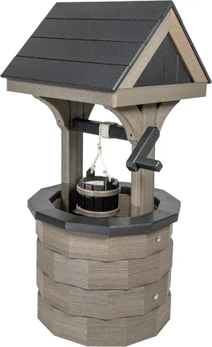 Vista 3 de Pequeño madera de poli madera de abedul y marrón deseando bien