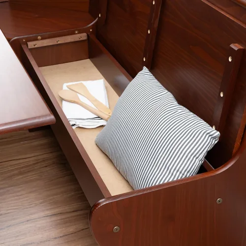 Vista 4 de Linon Rincón de cocina Chelsea Walnut Nuez