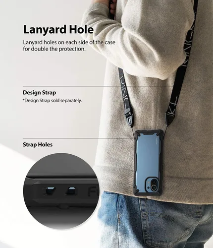 Vista 7 de Ringke Fusion-X - Funda compatible con Xiaomi Mi 11, diseño protector de grado militar resistente, color negro