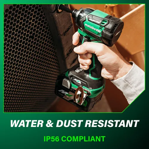 Vista 8 de Metabo HPT 36V MultiVolt™ Kit de controlador de impacto de martillo triple inalámbrico BOLT, controlador de impacto de alto torque con estuche, 2