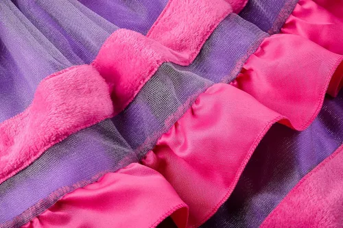 Vista 6 de ReliBeauty Disfraz de gato de rayas mágicas de dibujos animados para niñas con diadema, guantes y cola