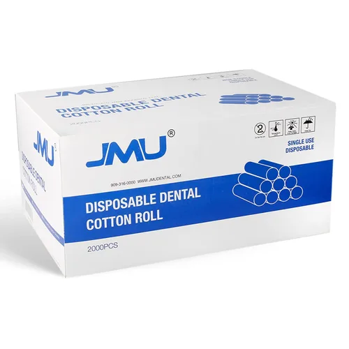 Vista 12 de JMU 50 rollos de algodón dental de 1.5 pulgadas para boca no estériles, tapones para sangrado nasal #2 para la boca no estéril