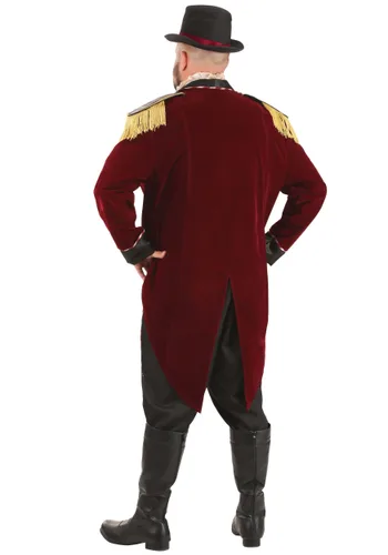 Vista 2 de Disfraz de Anfitrión Tenebroso para Hombre Talla Grande Multicolor