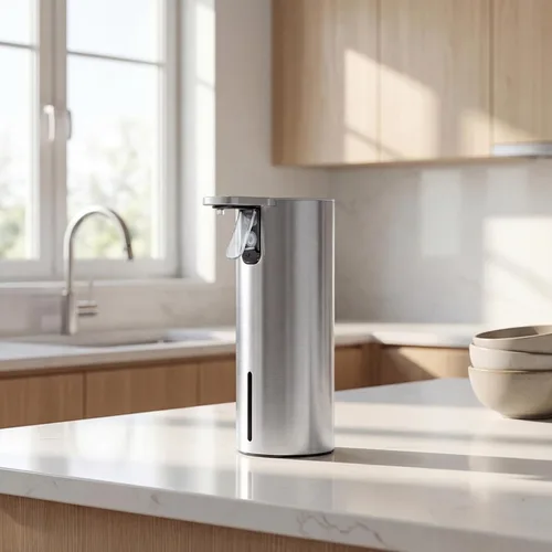Vista 9 de Umimile Dispensador eléctrico de jabón para platos para cocina y baño, dispensador de jabón líquido de manos de 2 modos, 11.8 onzas recargable