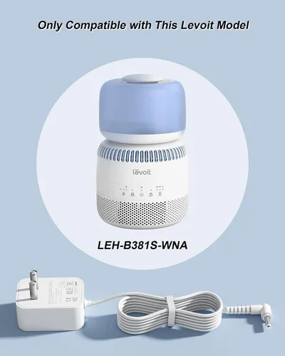 Vista 3 de LEVOIT - Cargador para humidificador de bebé LEVOIT de 3.8 L, cable de carga compatible con humidificadores Levoit para dormitorio de bebé, LEVOIT