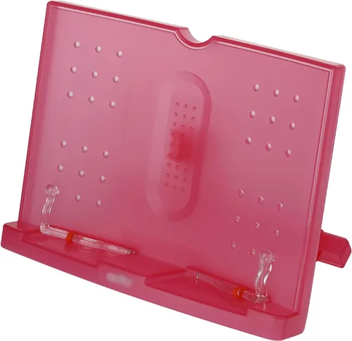 Vista 8 de TOMYEUS Soporte portátil para tablet, soporte ajustable para libros con clips de página para libros de texto gruesos, documentos, recetas, 10 x 8