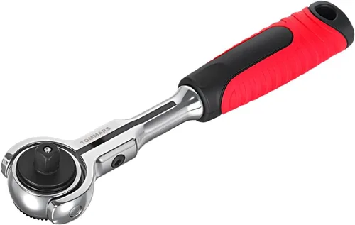 Vista 7 de TOMMARS Cabeza giratoria 1/2 "Drive Ratchet Roto Socket Wrench Herramienta