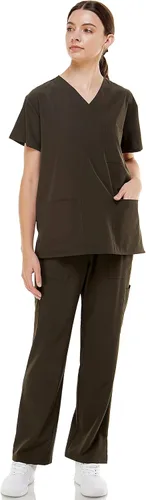 Vista 2 de MEDPIA Scrub Sets for Women and Man Medical Nursing Uniform Pants 4-Way Stretch & 8-Pocket