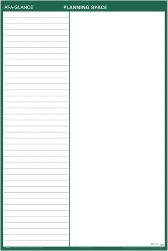 Vista 2 de AT-A-GLANCE Calendario de pared, enero de 2018 a diciembre de 2018, 48 x 32 pulgadas, reversible, borrable, vertical (PM31028)