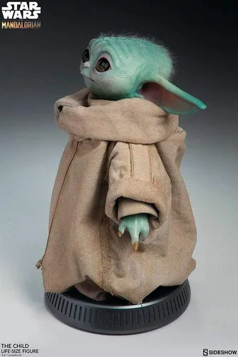 Vista 3 de Sideshow Star Wars The Mandalorian - Figura de tamaño real de El Niño (Grogu)