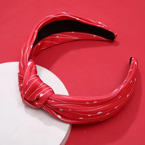 Vista 75 de YAHPERN Diadema para el día de San Valentín para mujer, colorida diadema de algodón con estampado de corazón de conversación XOXO Love, diadema