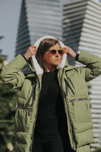 Vista 6 de Orolay - Chaqueta de plumón engrosada para mujer