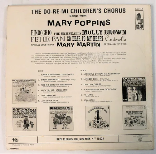 Vista 8 de songs from mary poppins