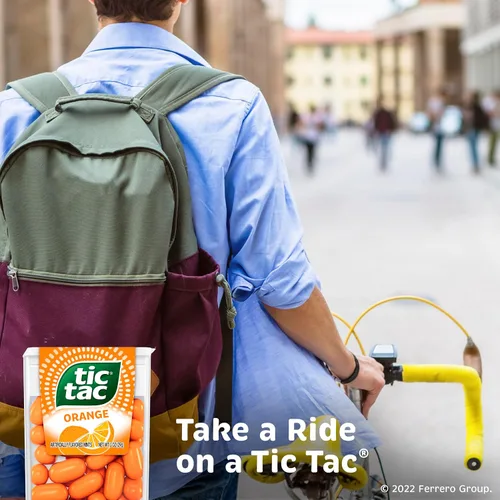 Vista 4 de Tic Tac - Menta con sabor a naranja, frescura para llevar, 1 oz. 12