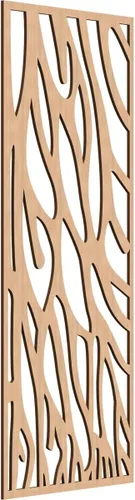 Vista 22 de 9 3/8"W x 24 3/8"H x 1/4"T Bristol Decorativos Paneles de Pared de Madera Calado, Cereza