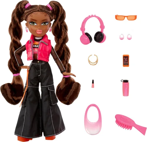 Vista 2 de Muñeca de moda Alwayz Bratz Sasha con 10 accesorios y póster