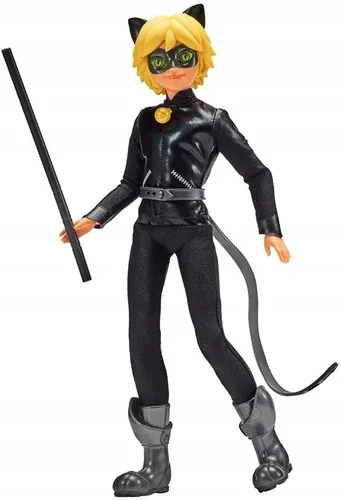 Vista 5 de Miraculous Muñeca de acción Cat Noir de Ladybug & Cat Noir de 11 pulgadas