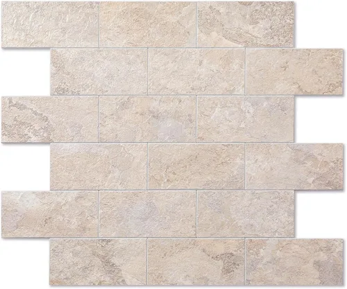 Vista 43 de 1 paquete de azulejo autoadhesivo para salpicadero de 12"x12" de PVC para pared, azulejo autoadhesivo para salpicadero de cocina, azulejo de baño