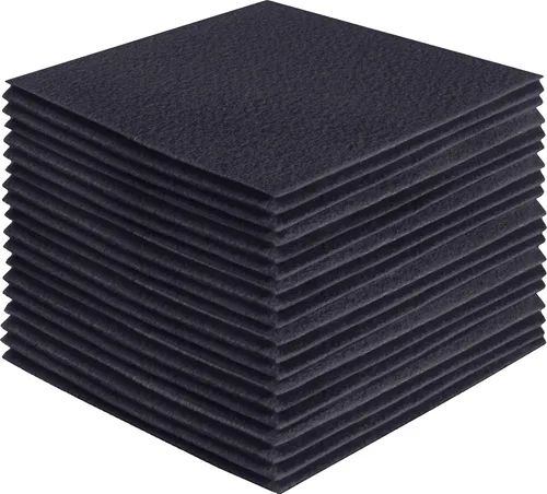 Vista 79 de FabricLA Hojas de fieltro acrílico para manualidades, cuadrados de fieltro precortados suaves de 4 x 4 pulgadas (3.9 in x 3.9 in), utiliza hojas