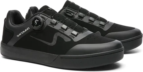 Vista 6 de MTB - Zapatos de ciclismo de montaña para hombre, 2 pernos adecuados para todos los pedales SPD (XCAM), compatibles con Peloton ligero y cómodo