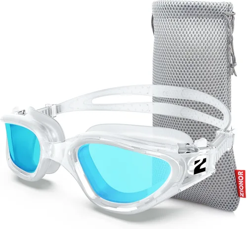 Vista 9 de ZIONOR Gafas de natación G1 SE antivaho para adultos, hombres y mujeres