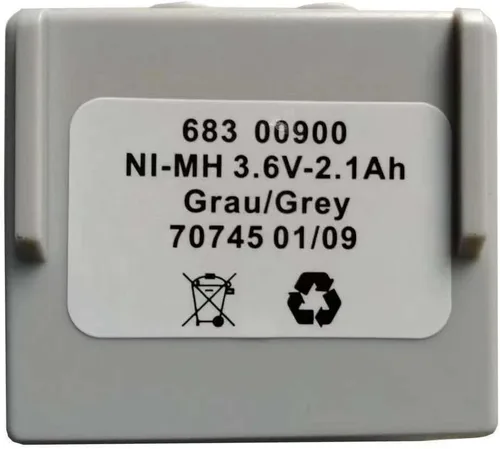 Vista 4 de (2 piezas) 683 00900 Ni-MH 3.6V-2.1Ah Grau/Gris Batería Recargable para HETRONIC Control Remoto